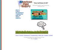 Tablet Screenshot of americanpoolsupply.com